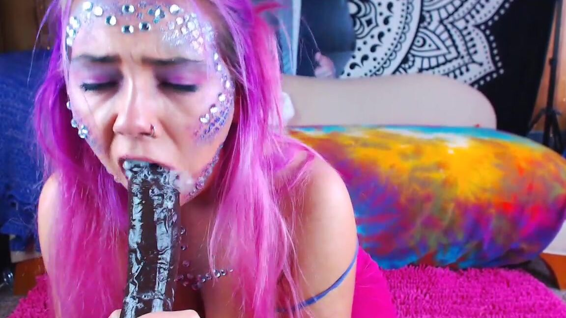 BBC, Halloween, Swallowing / Drooling, Gagging, Squirting acidalia mermaid loves bbc ManyVids