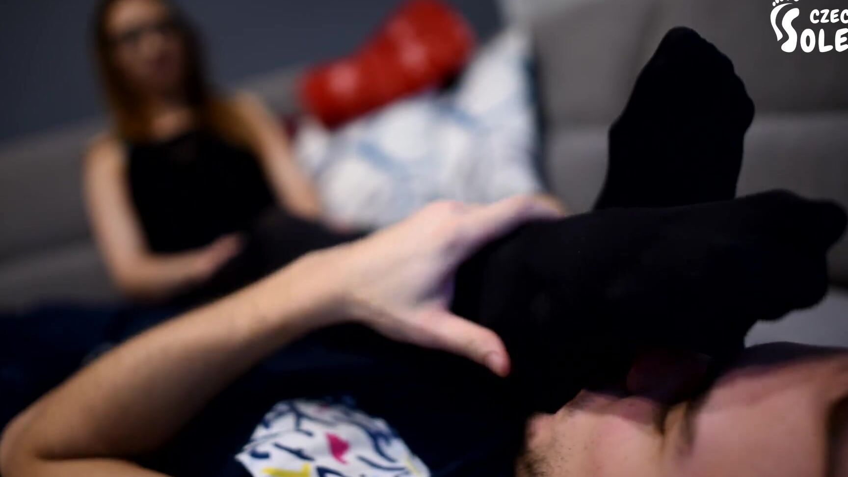 Czech Soles Smell Those Worn Pantyhose, Smell¡ (Worn Pantyhose, Foot Smelling, Controlled By Feet, Young Soles) Czech Soles