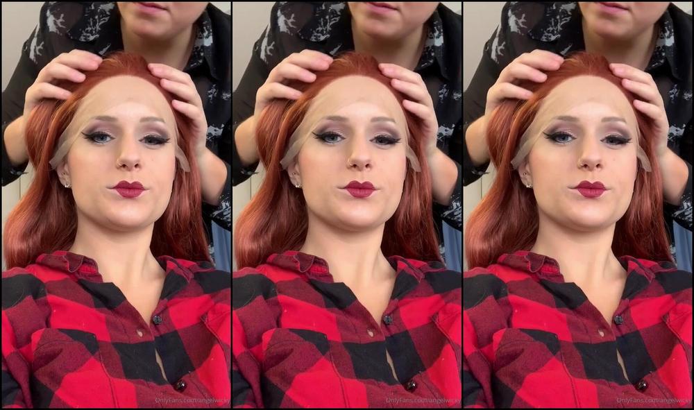 Angelwicky Let S Put The Awsome Wig On Poj Me Nandat Tu Asnou Paruku