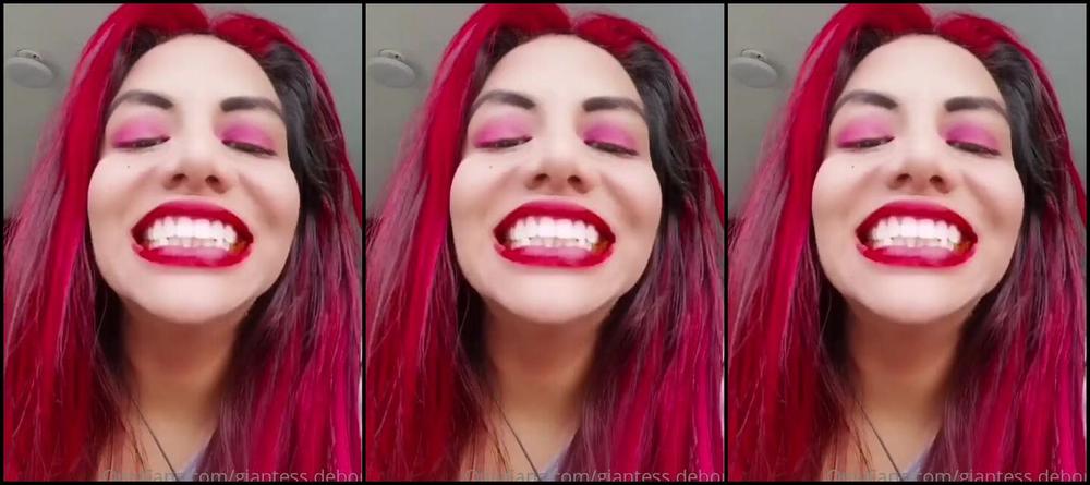 Giantess Debora Nicknamed Giantess Debora Onlyfans Naughty Gummy Bears Are Bathing In My Wet Mouth So They Can Soon Be Digested