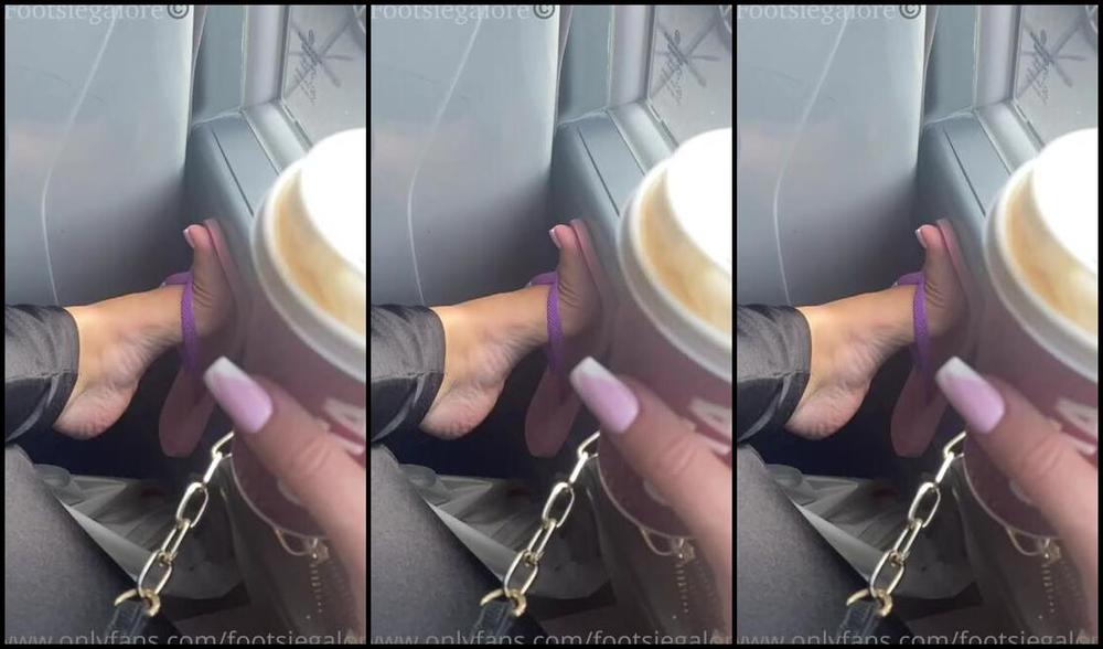 Footsiegalore Onlyfans After My Birthday Pampering Treat Day I Had A Coffee And Admired My New Mani Pedi The Whole Way Home