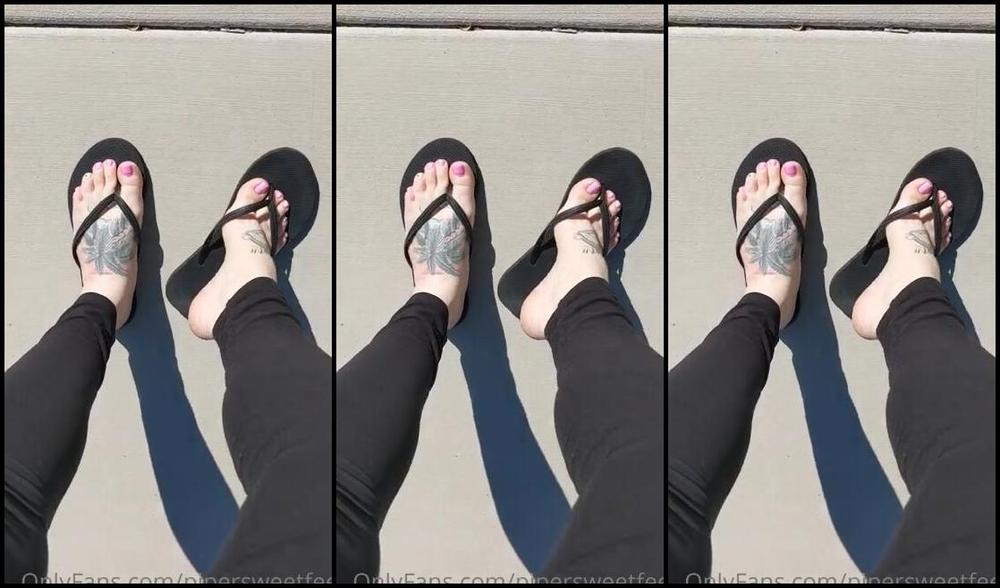 Pipersweetfeet Onlyfans Short Clip From My Walk I Finally Got A Pedicure 1 A2Y