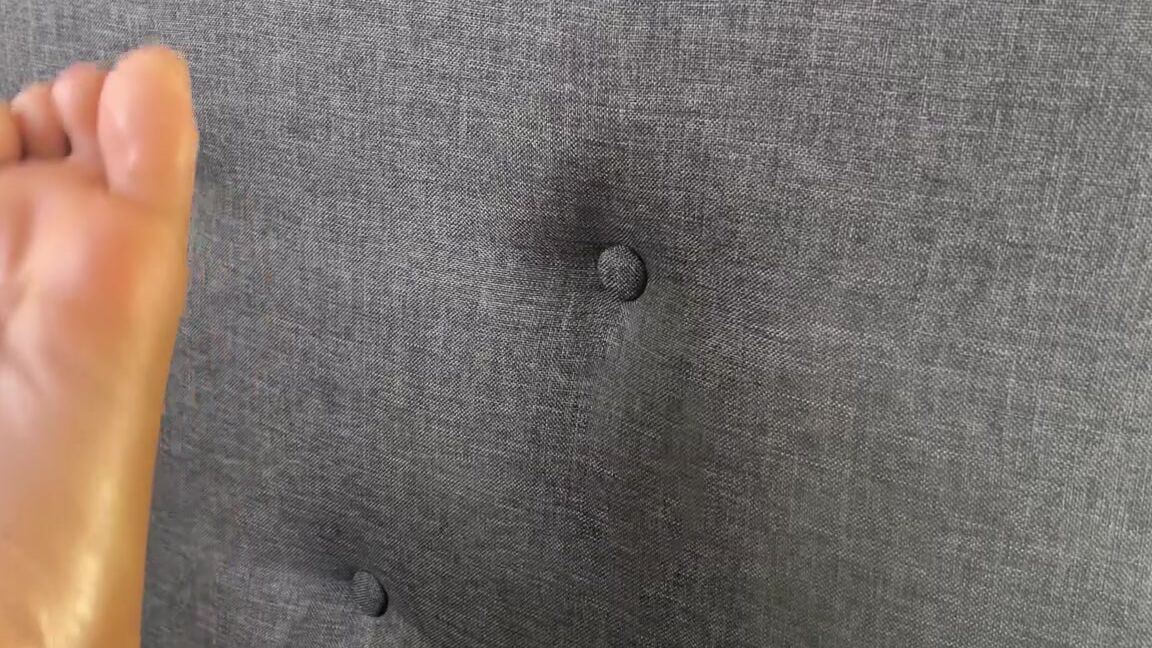 Soles, Foot Fetish, Feet, Ebony Foot Fetish, Barefoot ebony girl rubs feet together ManyVids