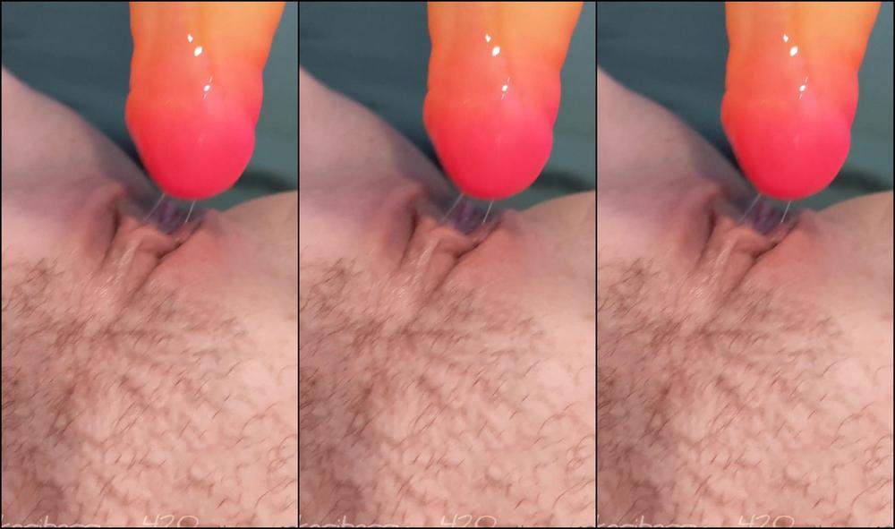 Keriberry I Hope You Enjoy This Super Close Up Double View Of Me Cumming On My New Rainbow Toy