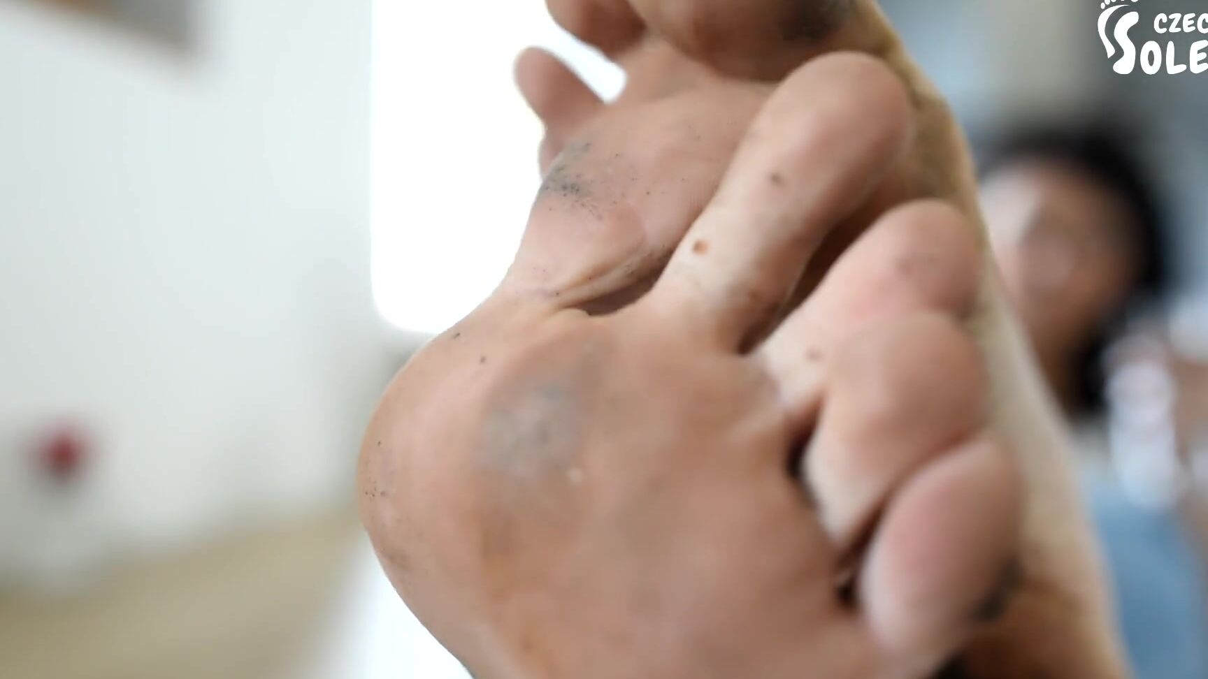 Czech Soles Walking Barefoot And Getting Her Sexy Soles Very Dirty¡ (Dirty Feet, Long Toes, Tiny Tina Feet) Czech Soles