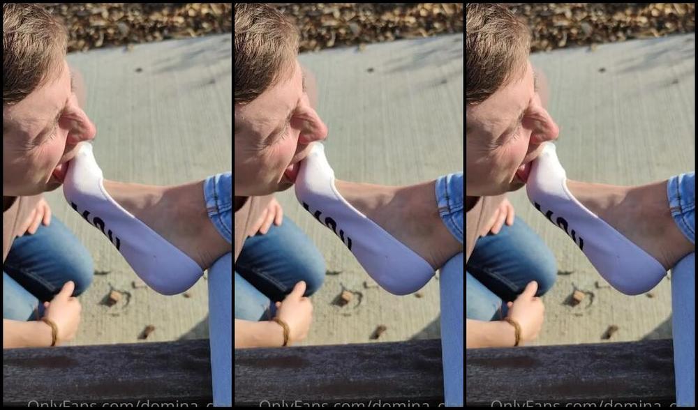 Domina Clara Nicknamed Domina Clara Onlyfans Second Part Of His Public Humiliation Of This Little Whore First He Didnt Want