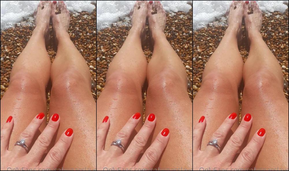 Sabrinasslaves Feet Toes And Legs Taken On Brighton Naturist Beach A Video For The Lovers Of All Thing