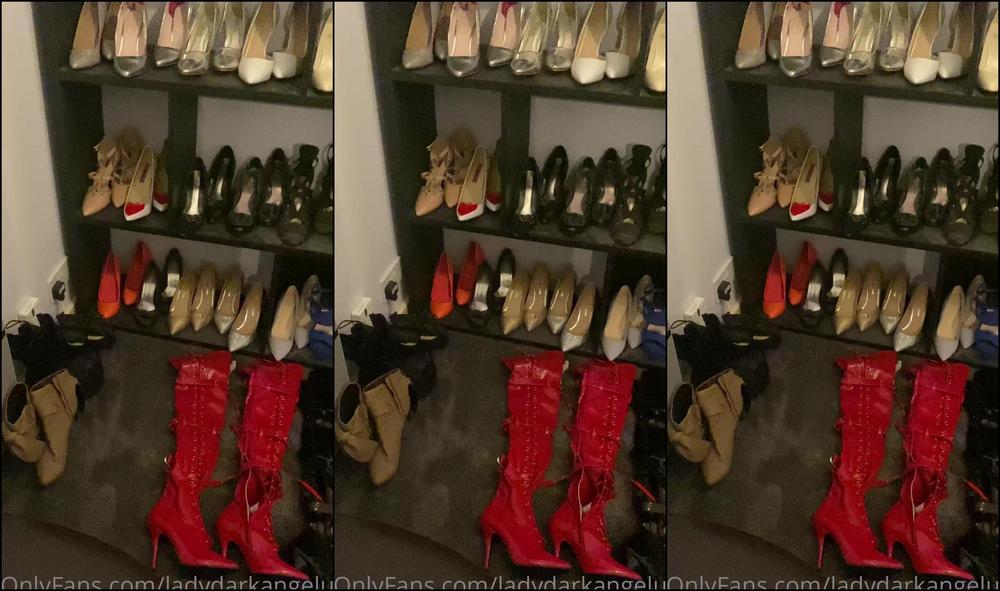 Lady Dark Angel Who S Coming To Clean My Shoes And Boots