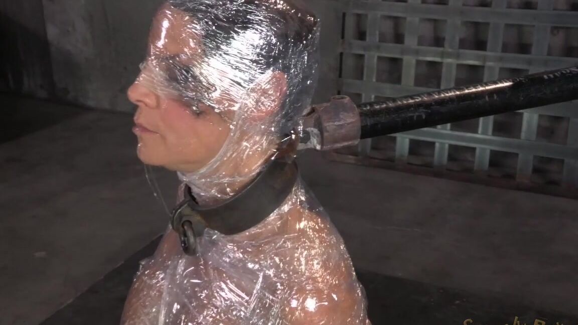 BDSM, Hardcore, Domination, Bondage Sexy Syren De Mer saran wrapped, mummified and shackled, services two hard cocks, epic deepthroa SiteRip