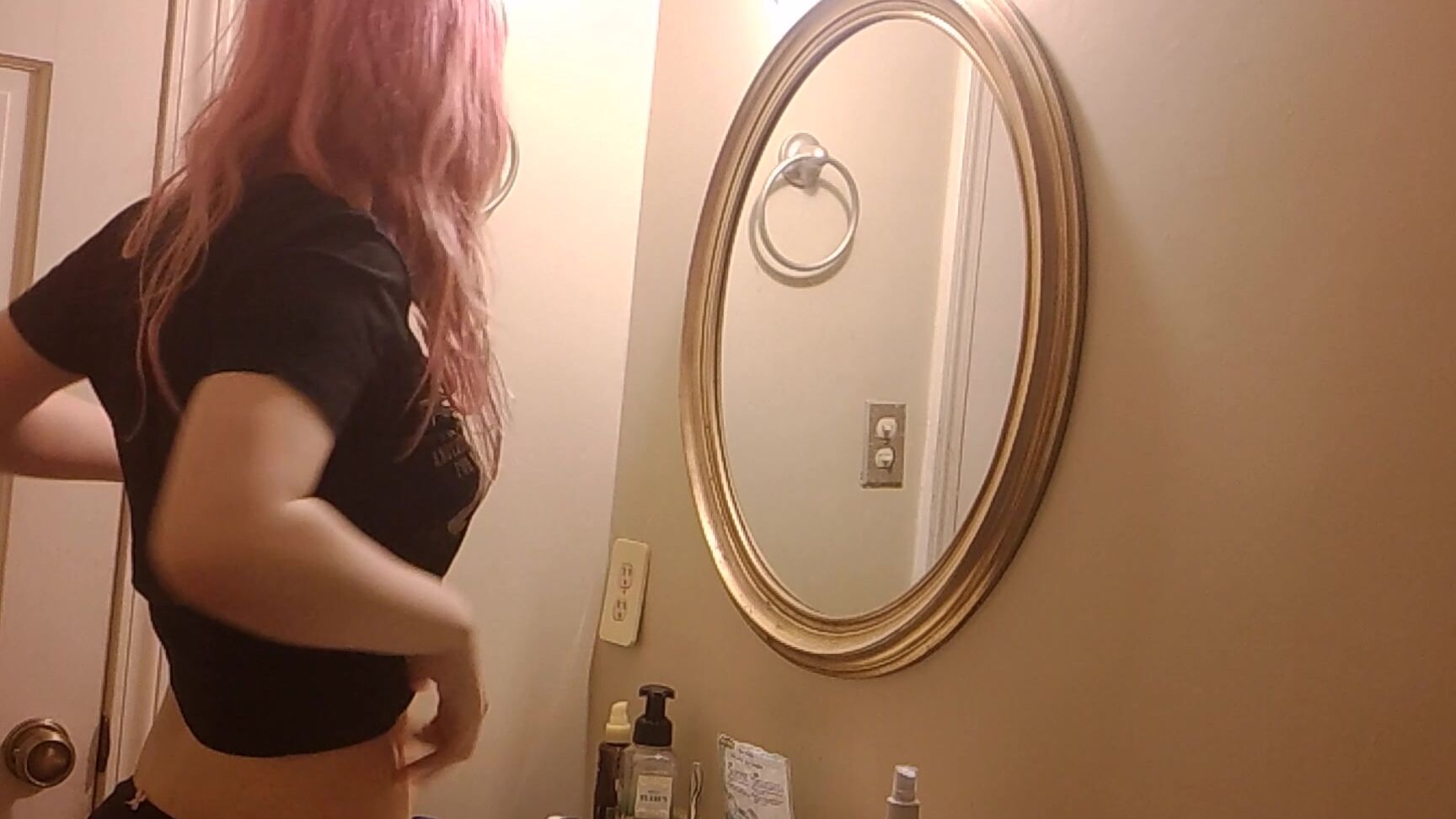 Voyeur, 18 & 19 Yrs Old, Teens, Masturbation, Solo Female nil angelic bathroom clit rub masturbation voyeur ManyVids