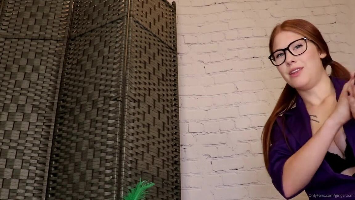 Megan Ginger Asmr Nicknamed Gingerasmr Onlyfans M Sseuse Helps Relieve Your Stress And Tension Onlyfans Edition Part 1