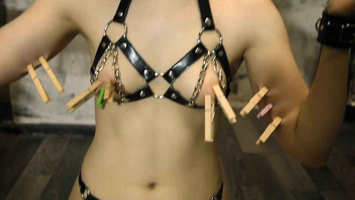Slave training, Clothespins, Girl Girl, Female Training, Slut Training noyuno slaves war clothespins ManyVids