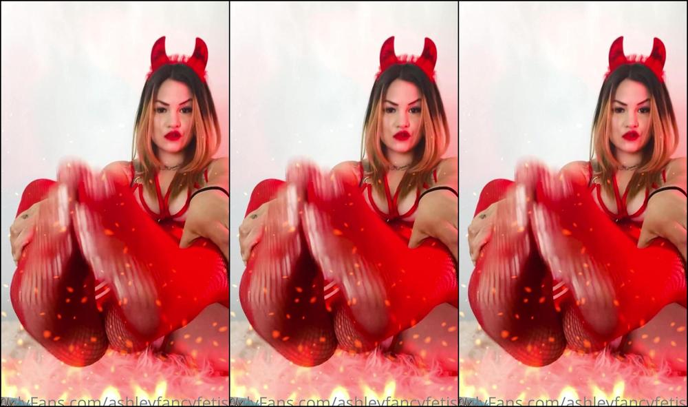 Ashleyfancyfetish Fishnet Devil Joi
