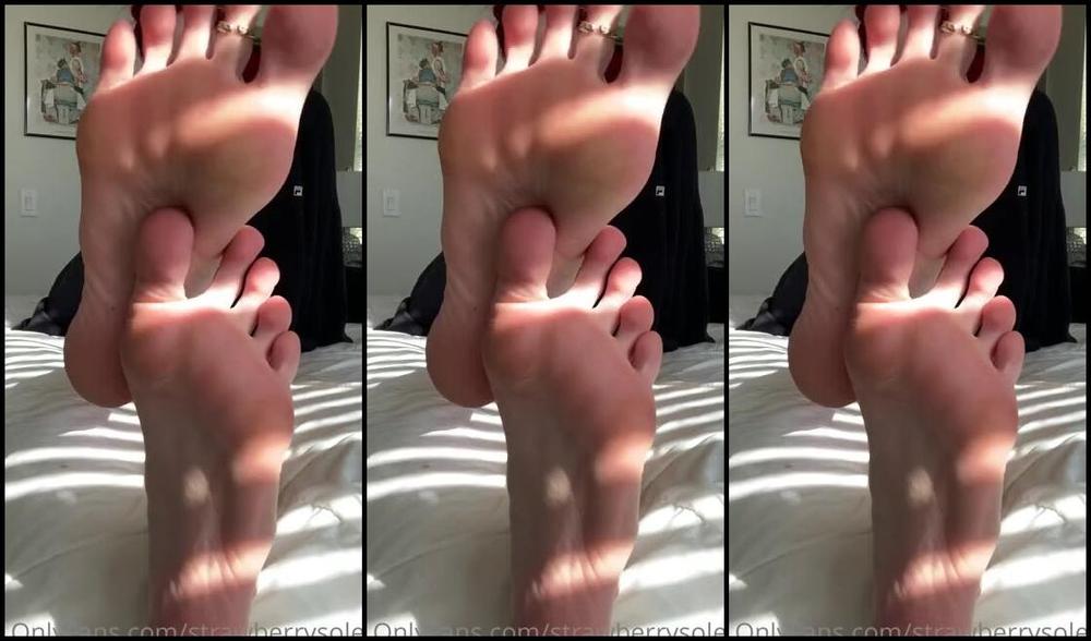 Miss Strawberry Nicknamed Ms Strawberryy Onlyfans It S A Blessing Waking Up To A New Foot Tease Isn T