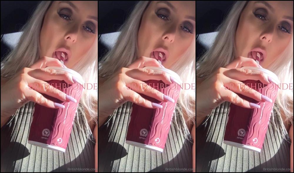 Britishblonde Oops I Got Caught With My Tits Out When A Car Parked At The Side Of Me