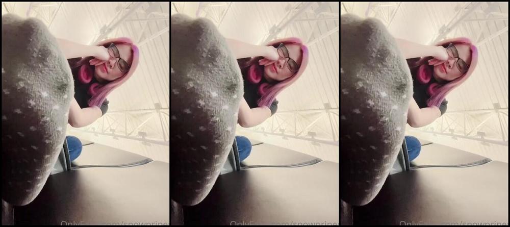 Snowpriness Onlyfans What To Do When I Had An Midnight Flight And There Was Only Me And The