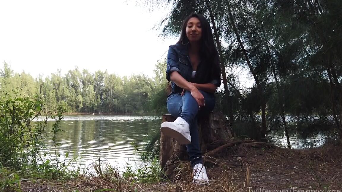 Empress Jennifer Sneaky Sneaker Slave