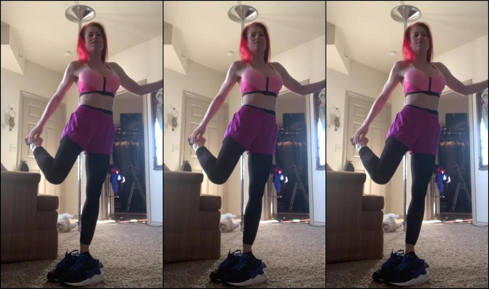 Heidi Lee Bocanegra After Workout Black Tights