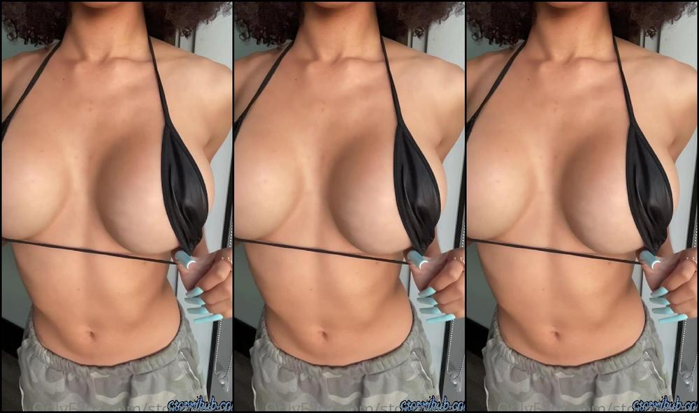 Stormimaya I Love My Black Bikini Top