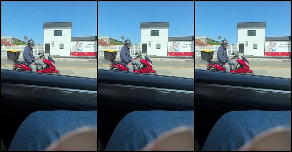 Goddess Pussyfoot Aka U186296307 Onlyfans It Was Such A Gorgeous Day In La Just Cruising In The Sunshine And Listening To Music What Would