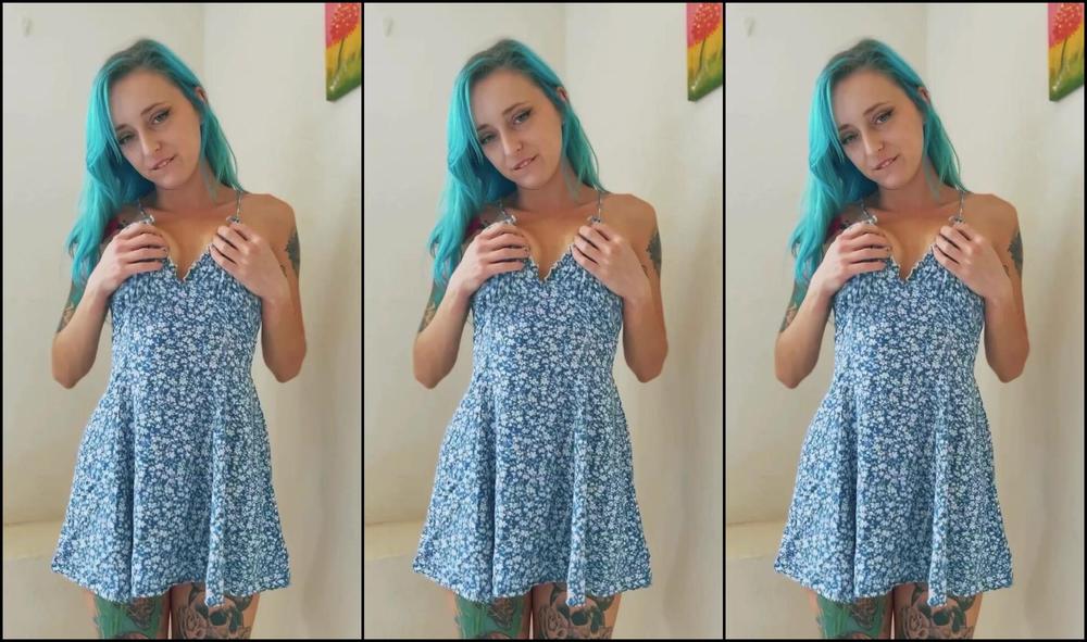 "sallyjanerain" alternativegirl, roleplay, tattoos stealing your ex girlfriends dress manyvids