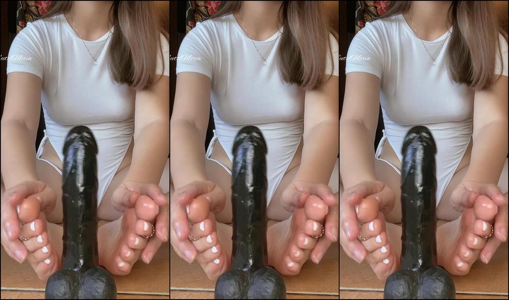 Mistressmoria I Bet Your Cum Would Look Delicious On My White Polish In This Joi And Cum Countdown Video