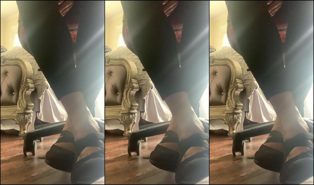 Goddessmonica W Black Flats Under My Desk Joi Per Your Request