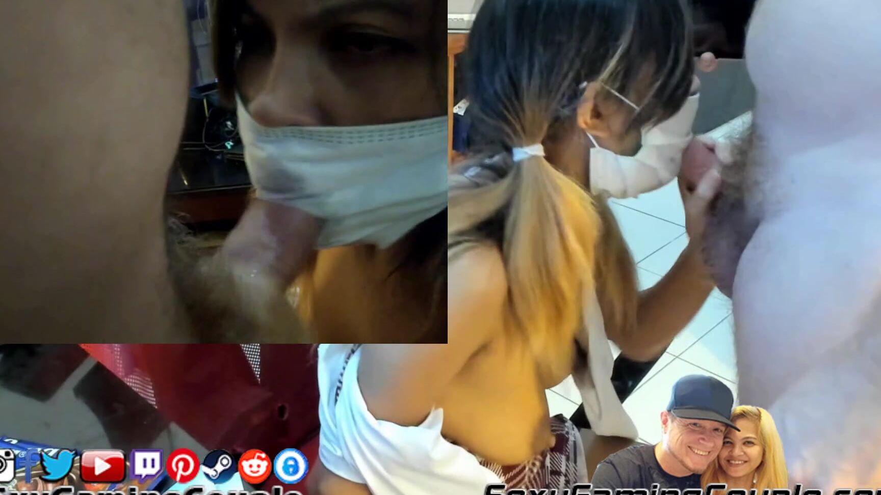 Sexygamingcouple Quarantine Blowjob From School Girl Selling Candy A Roleplay Video I Am Sure You Will Lov