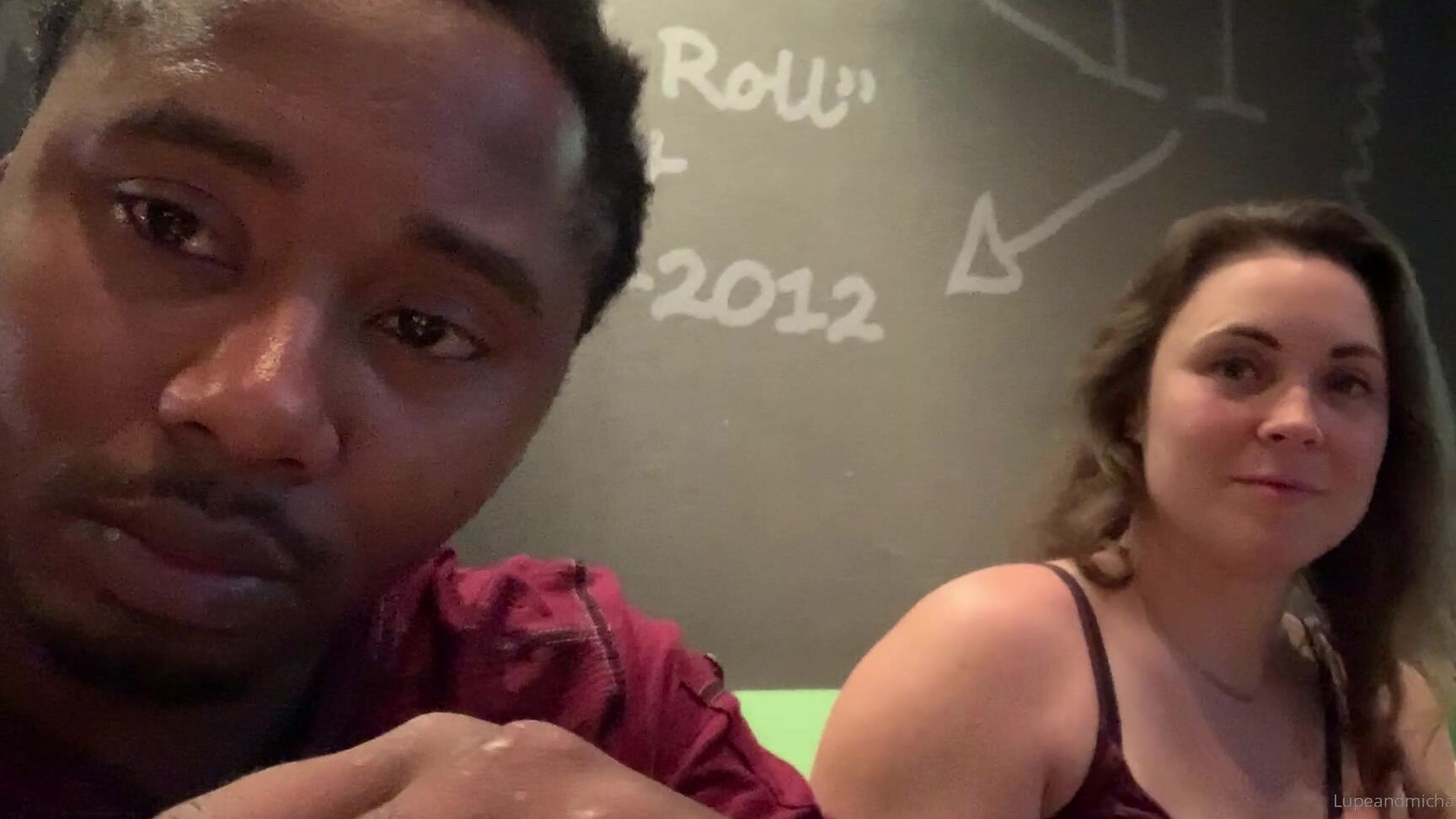 Lupeandmicha Hanging Out At Dave And Busters About To Be On The Way Back To Our Friends House