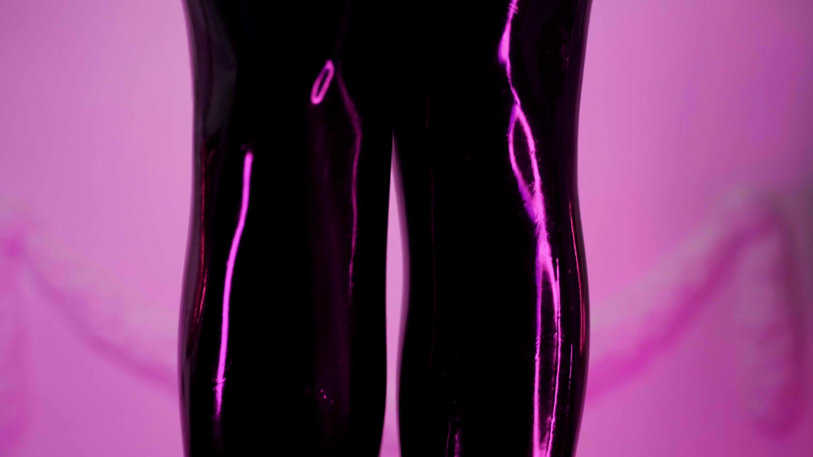 ASMR, Big Boobs, Latex, Liquid Latex, Oil teasing-sounds-of-a-latex-catsuit ManyVids