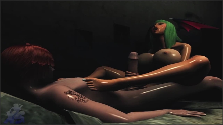 Straight, Succubus, Big Ass, Blowjob, 3DCG, Big Tits, Titsjob, Anal, Footjob Night With A Succubus Mix