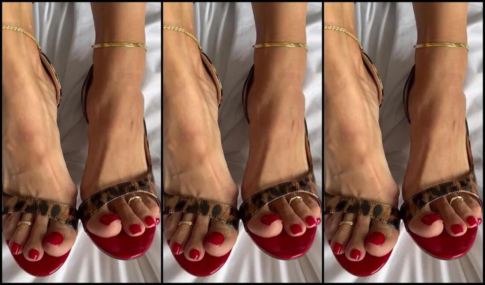 Heels Of Mine Nicknamed Heelsofmine 07 28 2023 Onlyfans Video My Leopard Print Heelswould You To Take Them Off