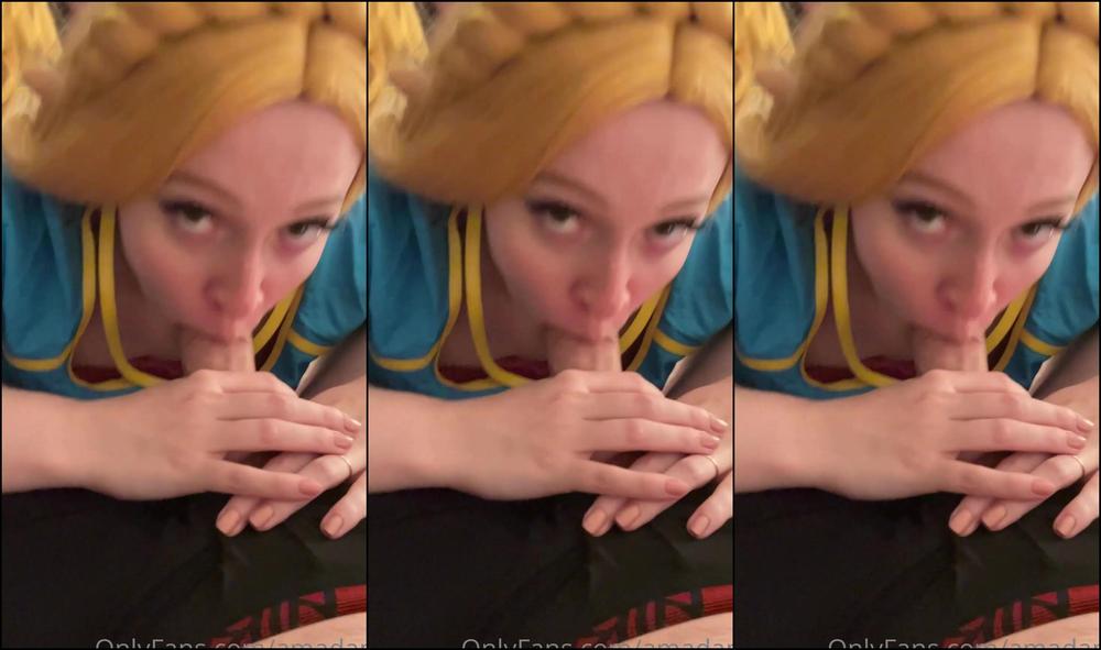 Amadani Sucking Dick In My Zelda Cosplay With Some Pics From The Video Danield