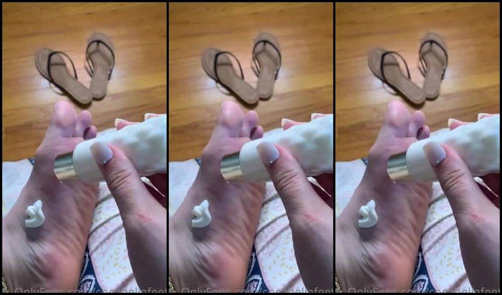 Coco Bella Nicknamed Cocobellafeetz Onlyfans 07 07 2022 Lotion Down For Work