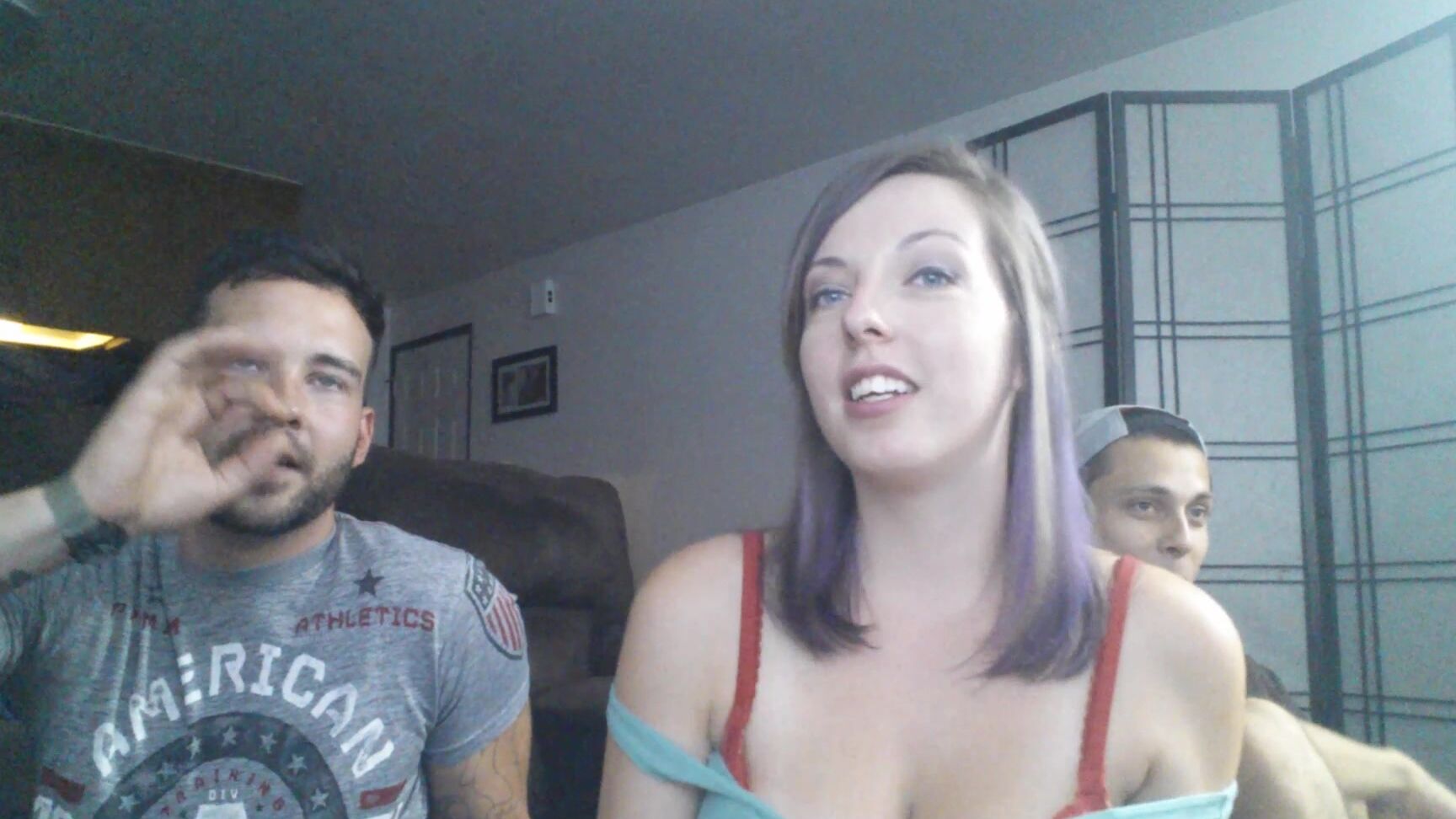 Female Domination, Kissing, Threesome mandybabyxxx wife makes husband kiss a man ManyVids