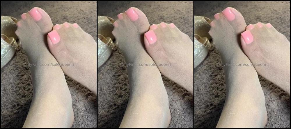 Solequeensolequeenri Onlyfans Nylon Socks Removal No Talkingp