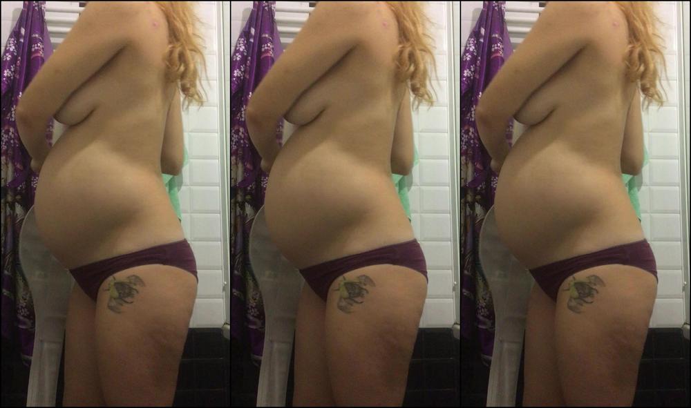 PregnantMiodelka Brushing my teeth naked, 8th month, Face Manyvids