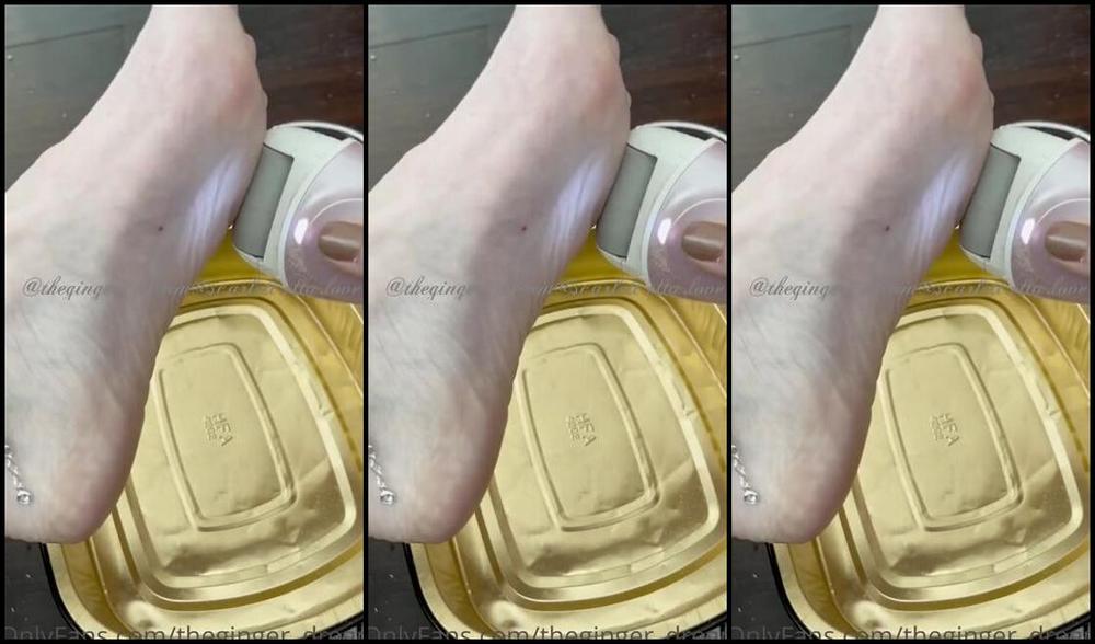 Thegingerdream Nicknamed Theginger Dream Onlyfans Love My Electric Callus Remover It Makes My Soles So Smooth And Creates So Much