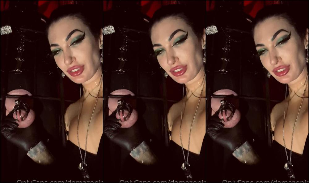 mistress damazonia 15 01 2021 who else dreams to be locked up by me Onlyfans