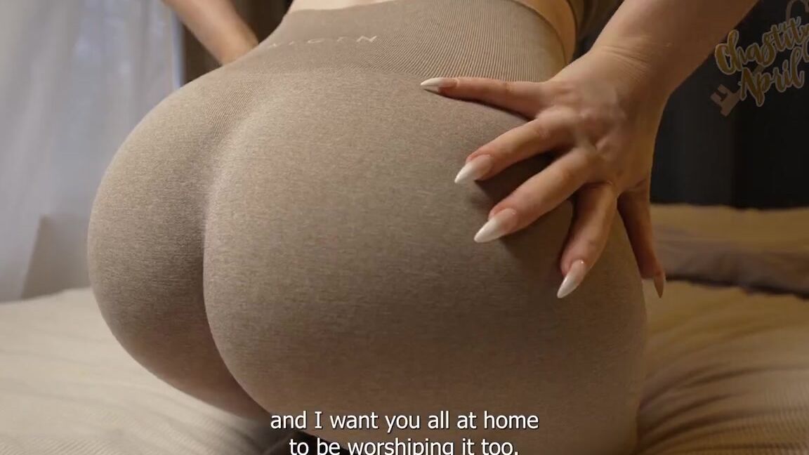 Chastity April Onlyfans Back From The Gym Now Worship My Ass Beta Safe I Got All Hfp