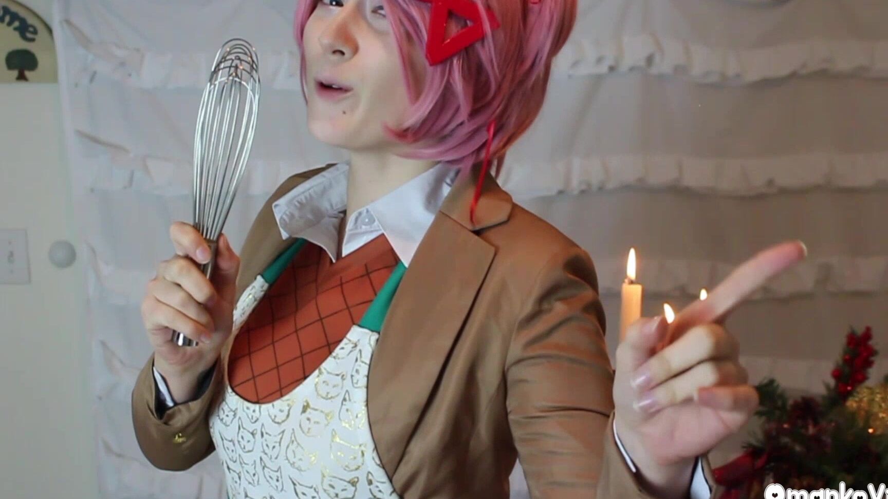 Omankovivi Just Natsuki Christmas Music Vid Ddlc