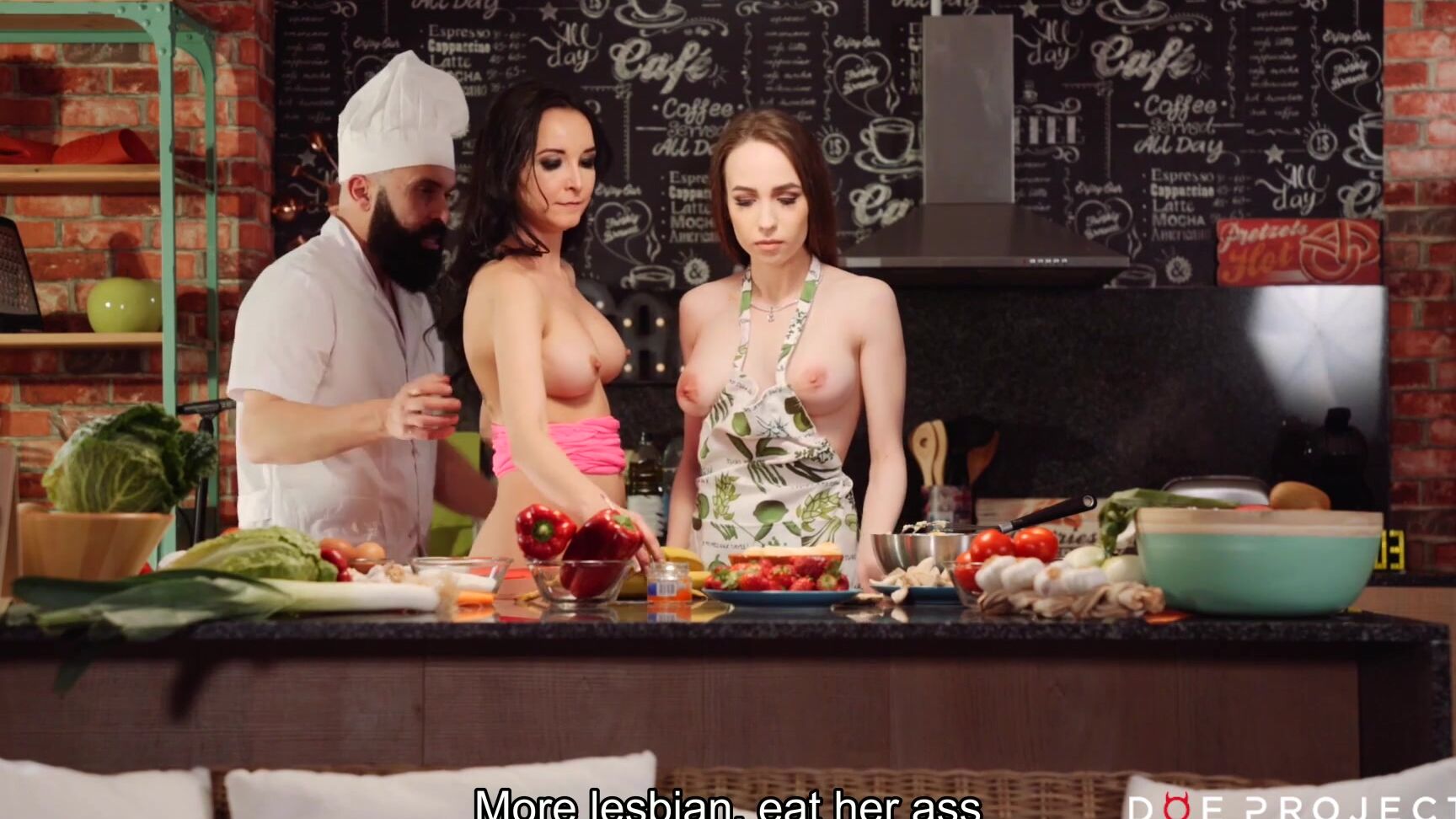Blowjob, All Sex, Threesome Francys Belle & Angel Rush CHEF DE SEX FOOD PLAY IS REQUIRED SiteRip