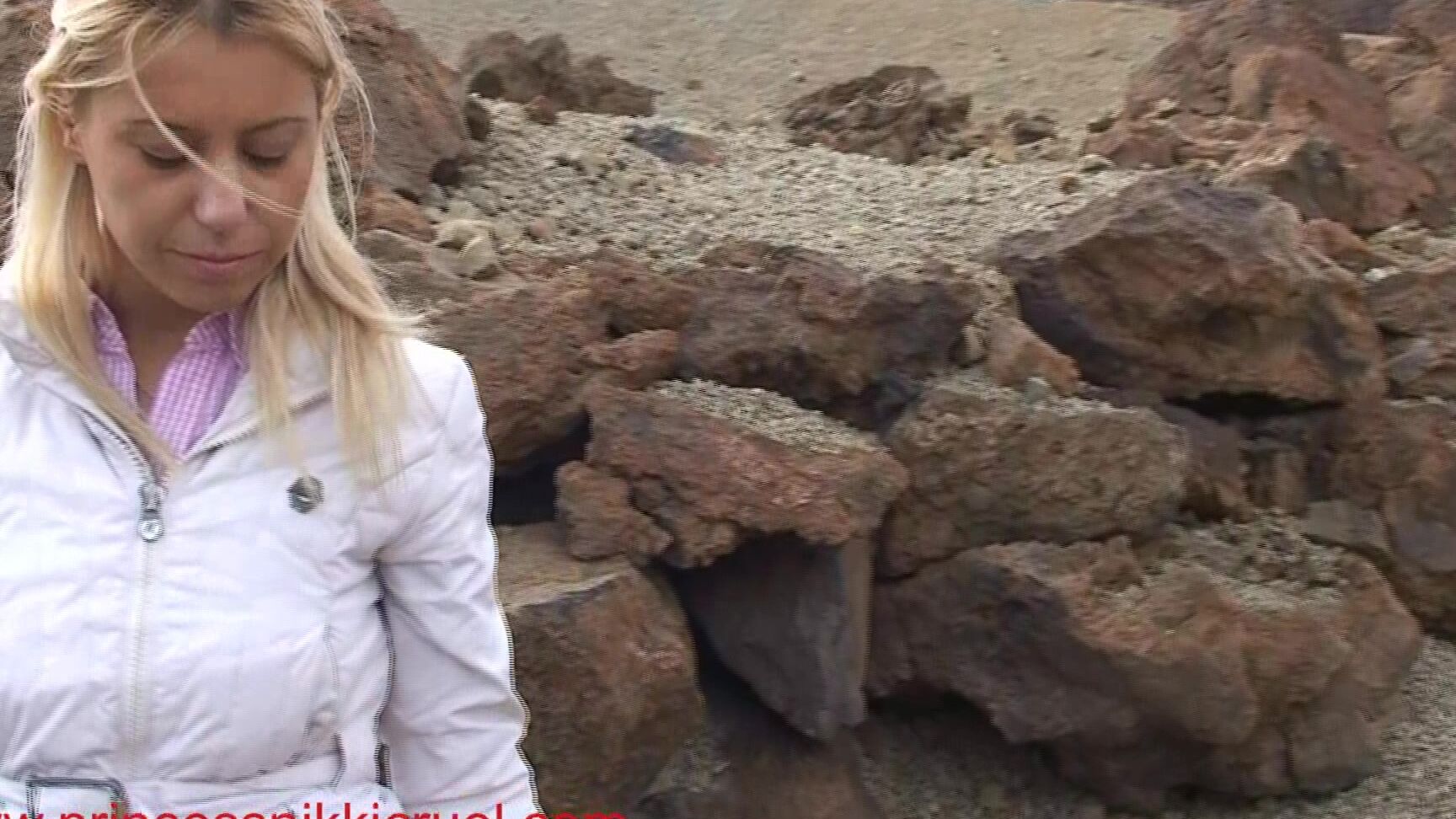 PrincessNikkiCruel ass cleaning in the mountains PrincessNikkiCruel