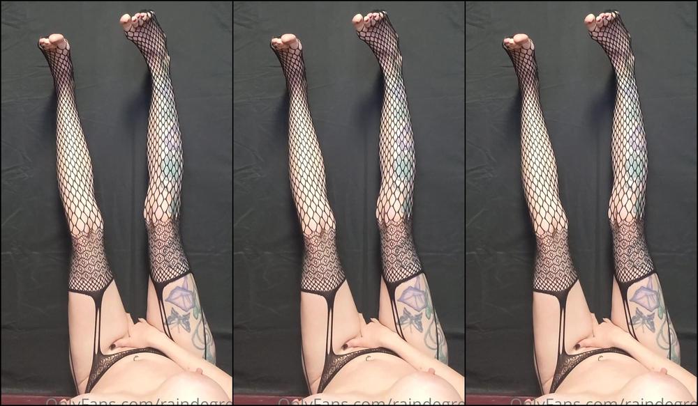 Raindegrey 1091931053 10 17 2020 By A Special Request Feet In Fishnets Dangling Over My Head While I Masturbate