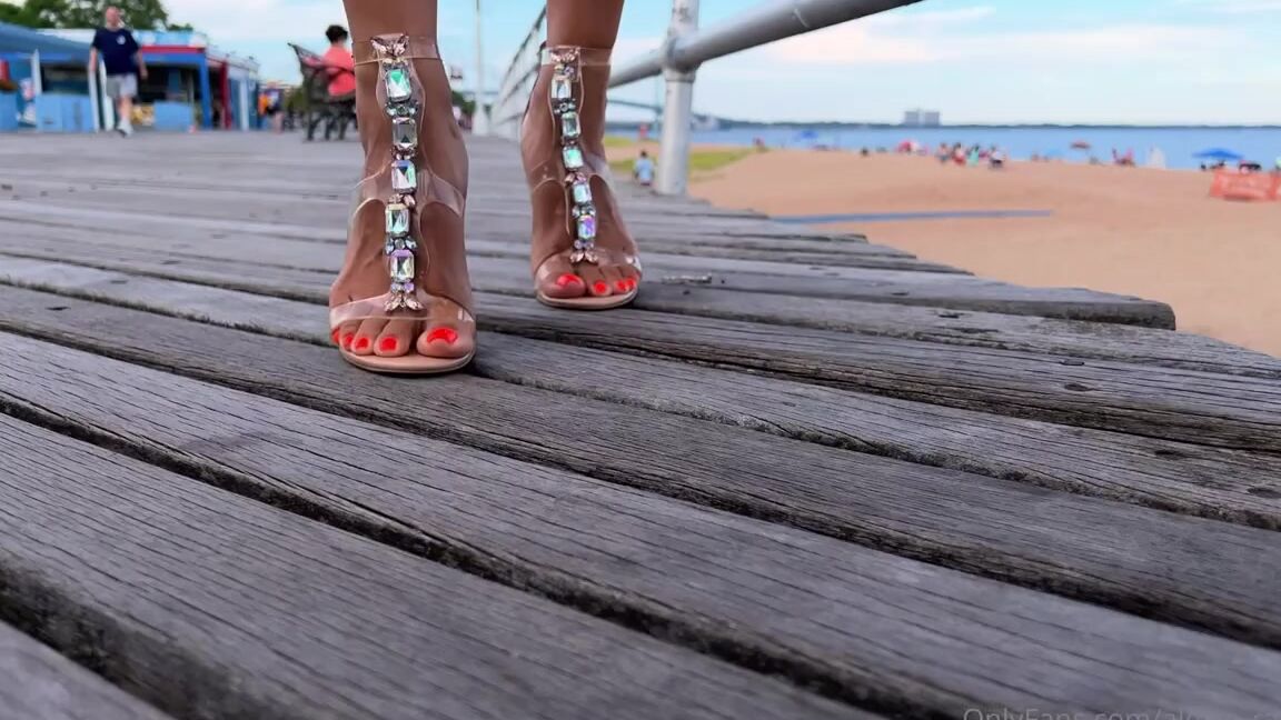 Alexia Ramsey Onlyfans Some More Of My New Bright Orange Pedi In Heels Thanks To A Sweet Sponsor I Have More With This