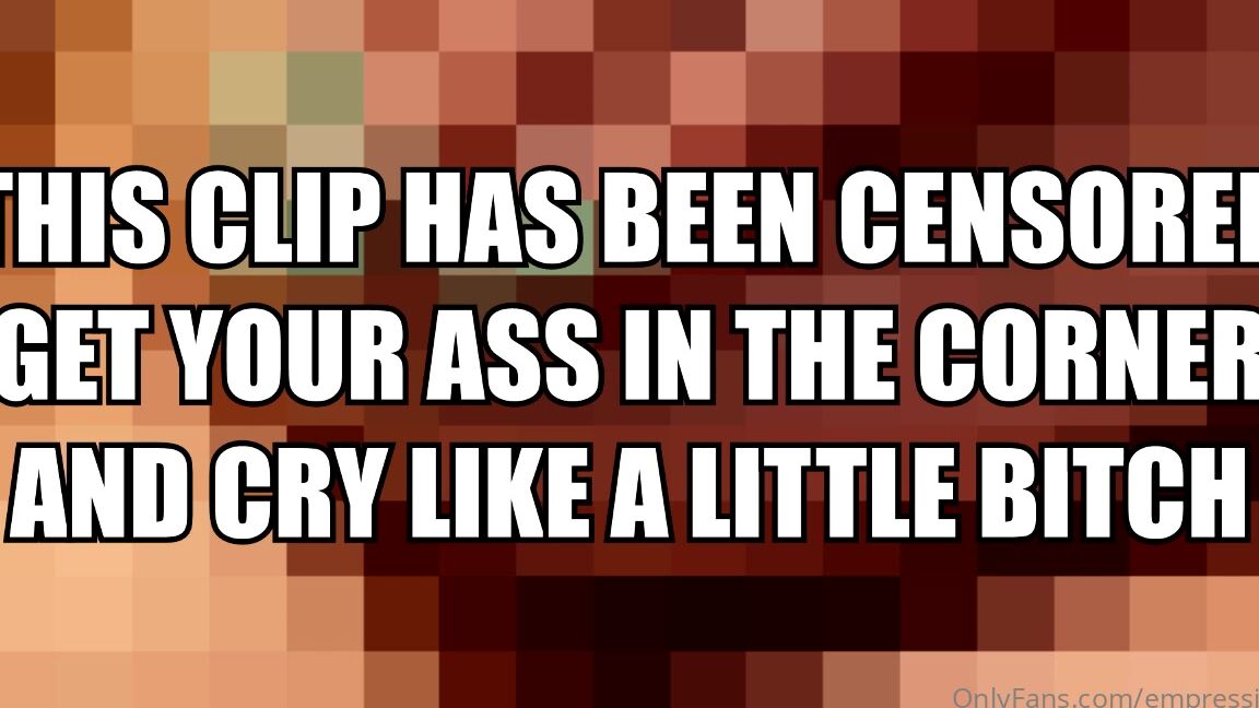 Empressjazzy New Clip Cornertime Losers Like You Dont Get To