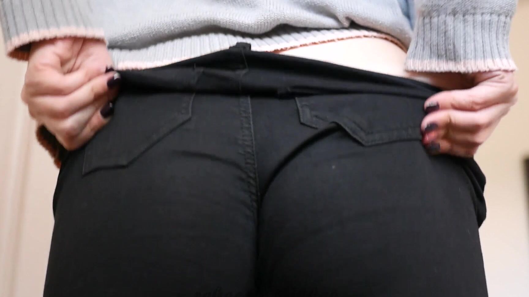 Ass Worship, Butts, Jeans Fetish rebeccastilles69 black jeans ass worship ManyVids