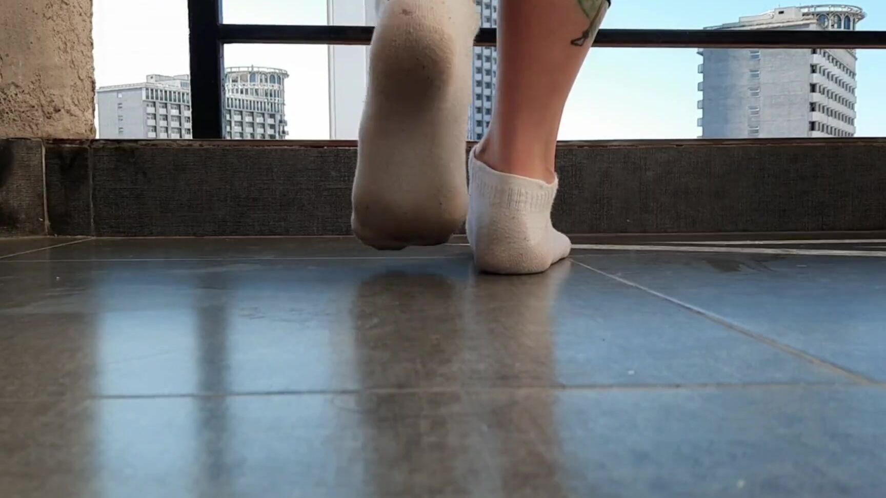 Dominatrix Nika Dirty socks fetish, foot scent fetish, sock scent fetish. Dominatrix Nika puts her feet on the slave Pornhub