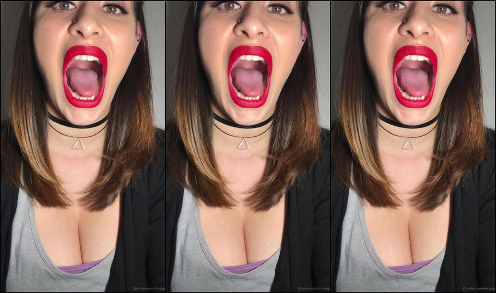 Milaap I Ve Got A Pretty Pink Uvula In Case You Didn T Know Every Mouth Fetishists Happy Pl