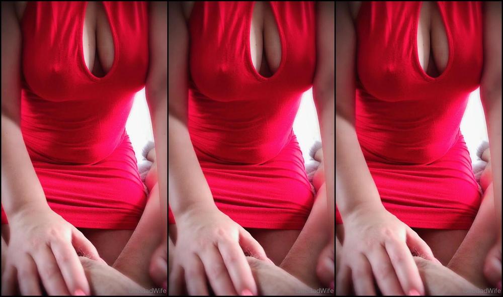 Onebadwife My Husband Loves Looking At My Tits In A Peep Hole Dress So That They Squeeze Out Of I
